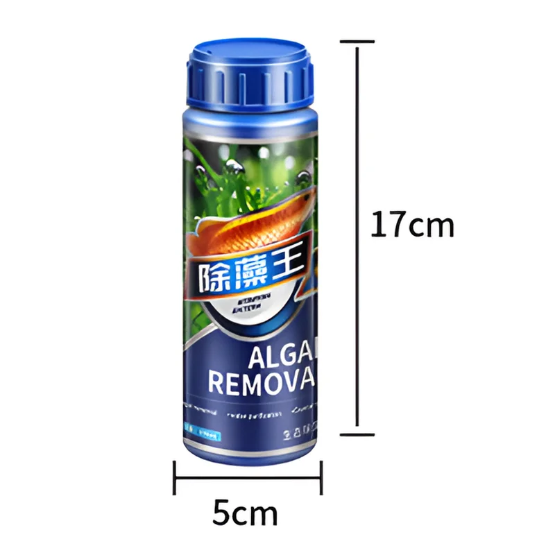 300ml 1/2PC Algaecide for Fish Tank Remove Aquarium Moss Remover Fish Tank Water Purification Algae Removal  Cleaner  Clarifying