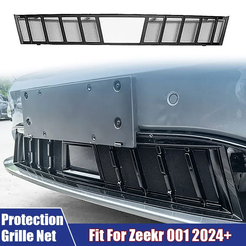 High Quality Front Grille Net Air Inlet Protective Cover Fit For Zeekr 001 2024+ Insect-proof Car Modified Protection Grille Net