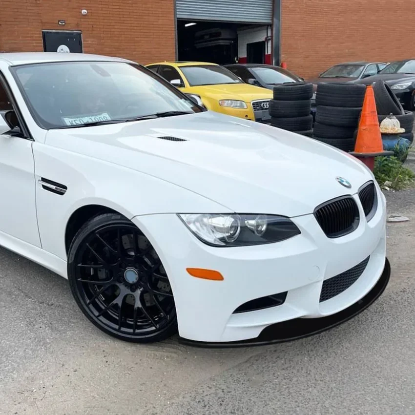 For BMW 3 Series M3 E90 E91 E92 E93 2006-2013 Car Front Bumper Lip Splitter Diffuser Spoiler Auto Accessories Body Kit Tuning - view 5