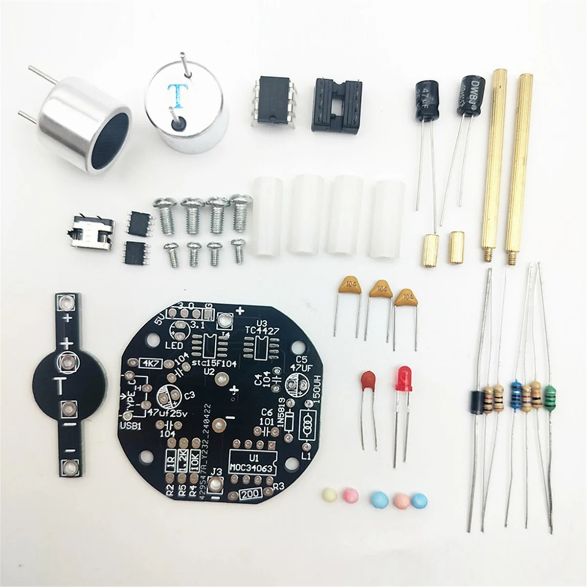 Ultrasonic Levitator DIY Kit DIY Ultrasonic Levitation Kit Floating Standing Wave Control