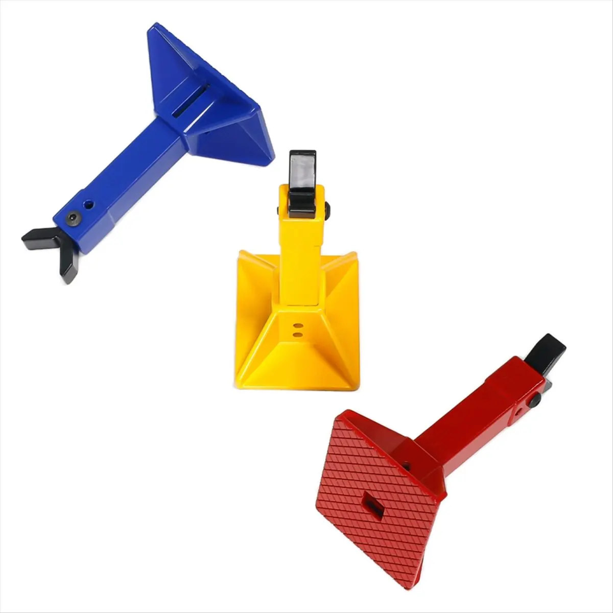 STOCK& Display Stands Jack Height Adjustable for 1/18 1/10 1/8 1/7 RC Crawler Truck Car Simulation Climbing Vehicles Red