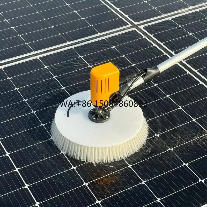 Remote Control Solar PV Robot, Dual Washing Modes, Low Noise Lithium Battery Equipment for Solar Farm Daily Care