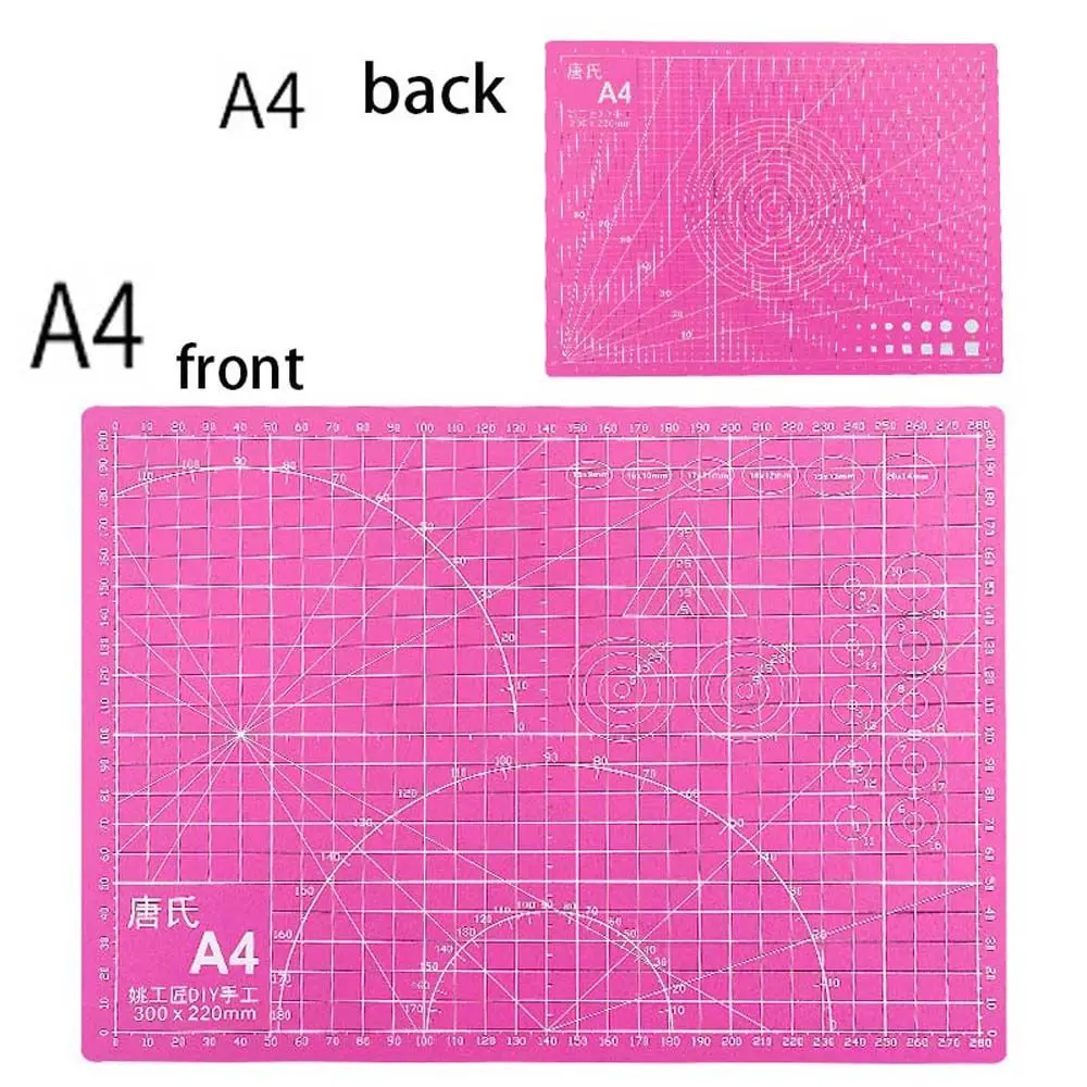 Blu A4 A5 A6 Tenacità Multifunzionale FAI DA TE Artigianato Arte Durevole Tappetini da taglio Tappetino per incisione Tagliere Tampone per intaglio della carta