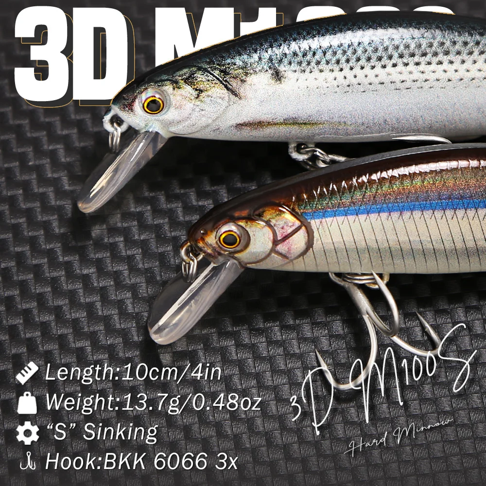 Воблер B&U Long Casting Sinking Minnow для морской рыбалки тонущий жесткий искусственная приманка с крючками BKK ловли баса и скумбрии