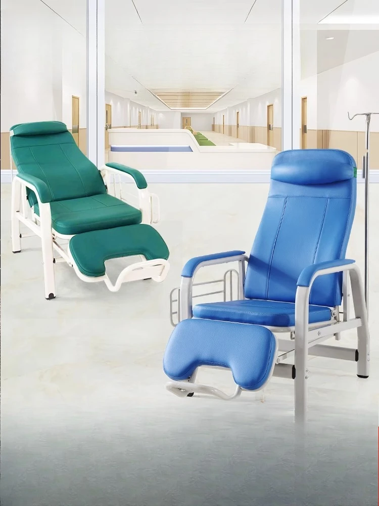 

Deluxe single infusion chair reclining hospital infusion sofa multi-functional clinic drip seat hanging bottle needle water
