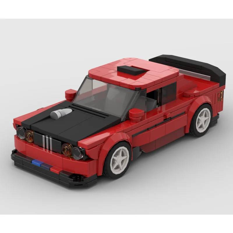 

300PCS New MOC Car Model Speed ​​Champion 1982 E30 M3 Custom DIY Creative Educational Children's Building Block Gift