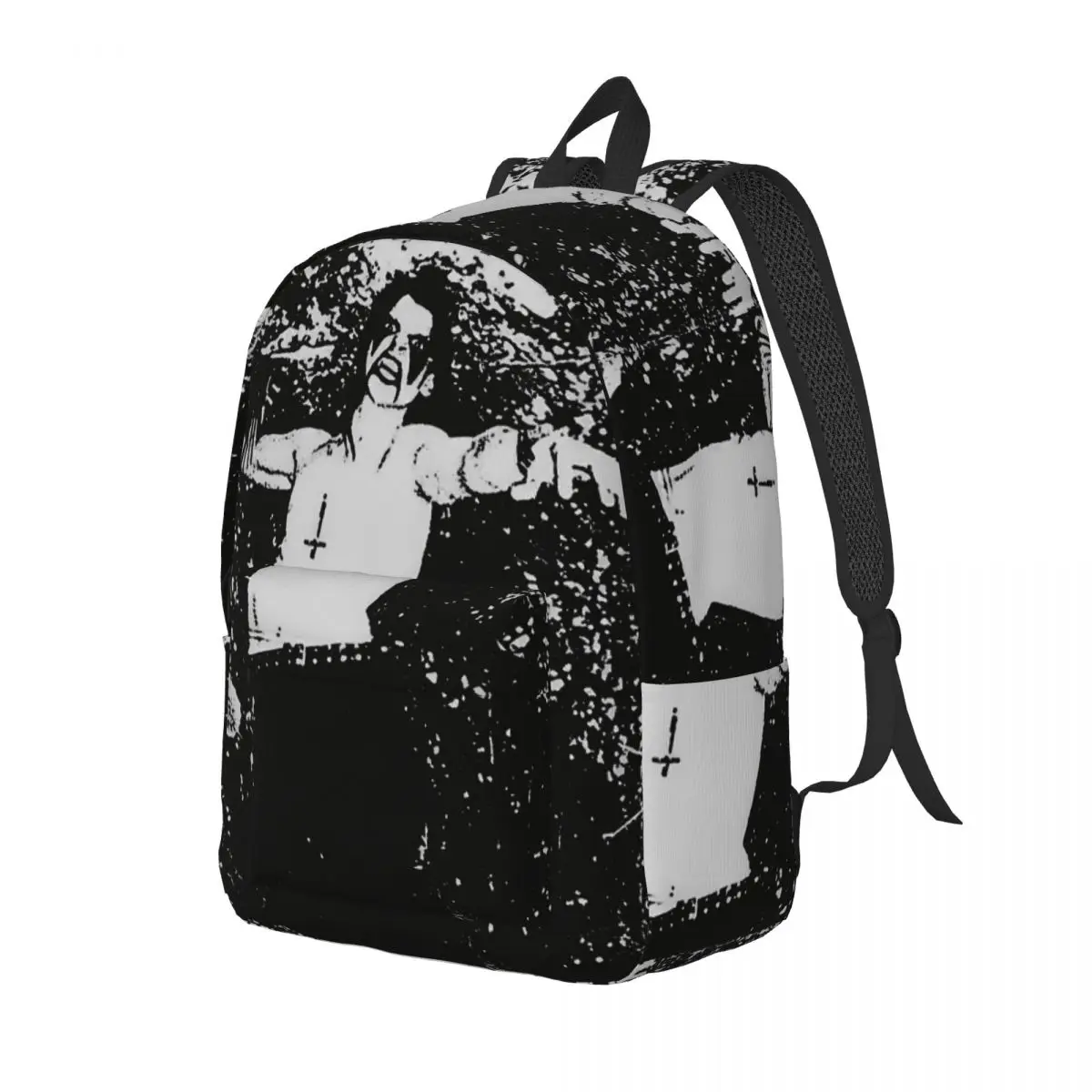 Grausamkeit Music Black Metal Backpack Pria Ransel Tahan Lama Poliester Streetwear Tas Sekolah Menengah Universitas Ransel Kustom