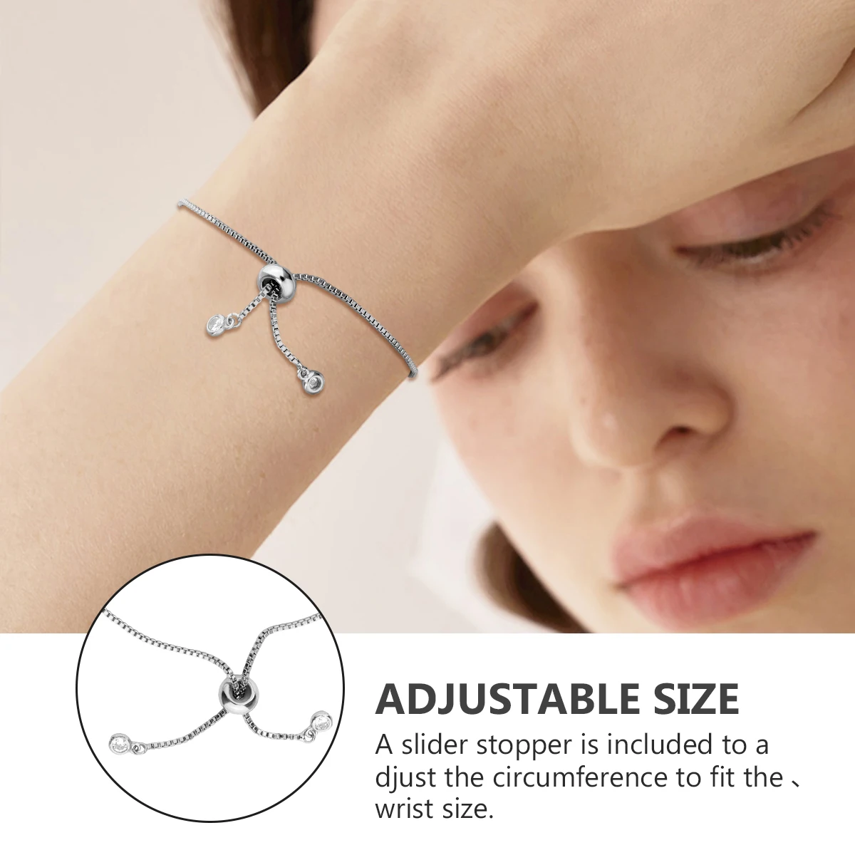 

Adjustable Bracelet Charms for Jewelry Making Chains Ankle Bracelets Women DIY Supply