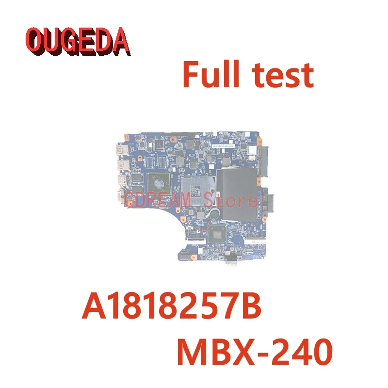 

OUGEDA 1P-0112200-8014 A1818257B Mainboard For SONY Vaio VPCCA1C5E VPCCA1S1E MBX-240 Laptop motherboard HM65 216-0508000 GPU