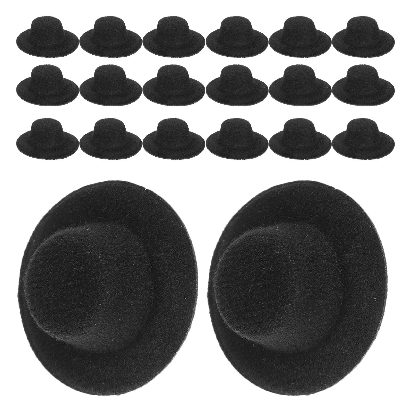 

20 Pcs Hat Hats Crafts Miniature House Cloth Child for Small