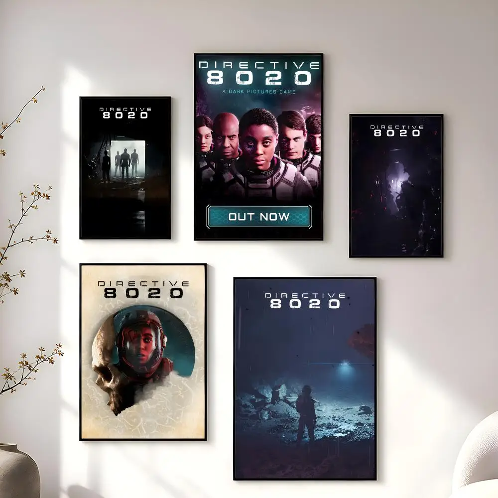 Video Game D-Directive 8020 Poster High-Quality And Affordable Wall Stickers For Dormitory And Living Room Decoration