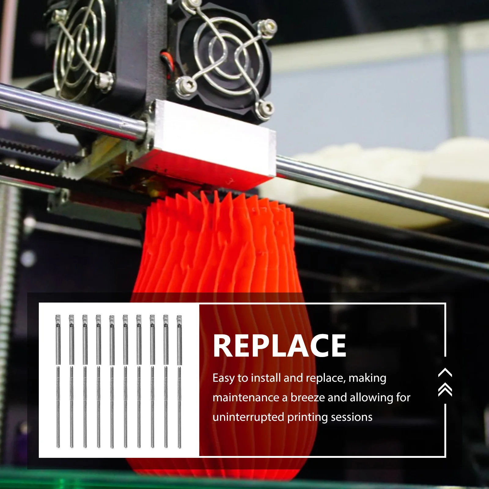 

1 комплект, аксессуары для ручки для 3D-печати, замена металлической иглы, прочная точная часть принтера, простая техническая обновление, печатная ручка