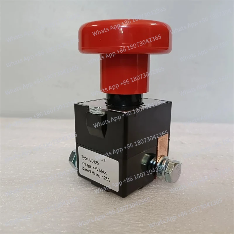 Replace Albright ED125 ED125-34 ED-125 125A Emergency Button Emergency Stop Switch Disconnector On Off Switch