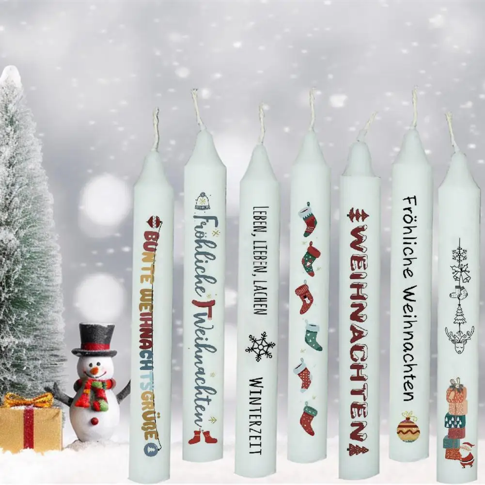 Candle Tattoo Sticker Personalized Candle Decoration Christmas Candle Tattoos Diy Stickers for Decorative Decals Customizing