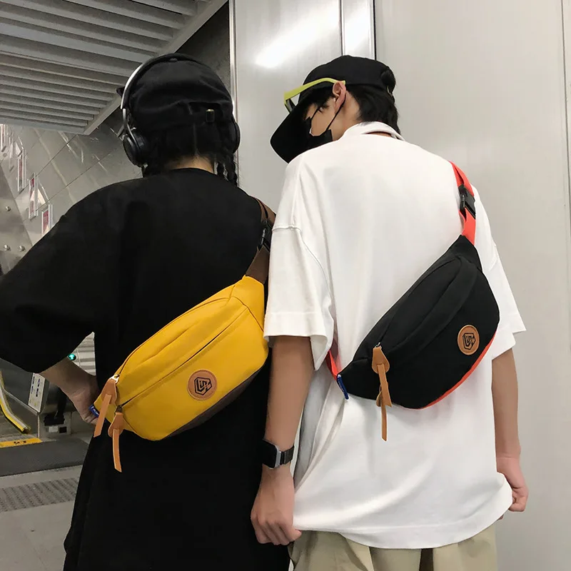 

Fashion waterproof chest bag men large capacity simple cashier outdoor travel cross-body multi-function fashion chest bag
