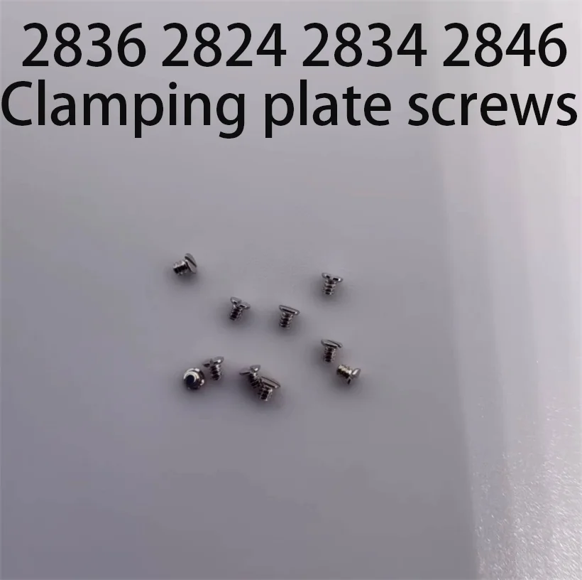 10 Pieces 2824 Movement Clamping Plate Screws Suitable For 2836 2824 2834 2846 Mechanical Movement Screws Watch Accessories