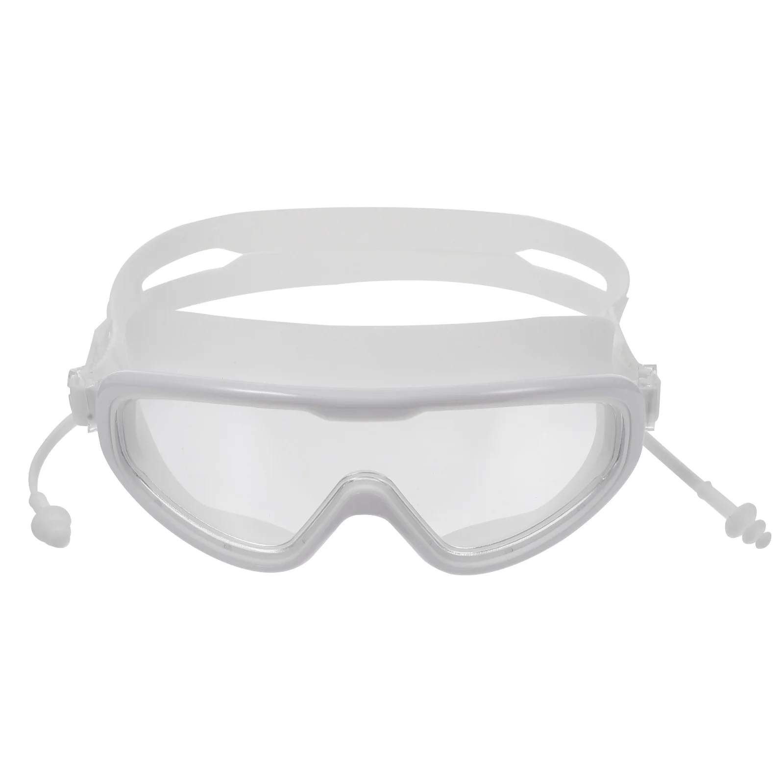 

Anti-Uv High Light Transmission Adult Swim Goggles Big Frame Wide-Angle Anti-Fog Waterproof Design for Clear Vision
