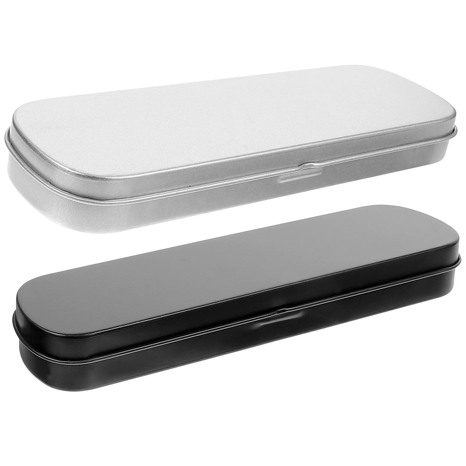 2pcs Pen Storage Box Pen Packing Box Anti-scratch Pen Box Office Pen Box Metal Pen Holder teen pencil case