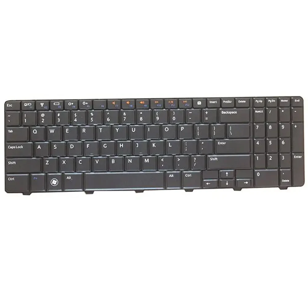 

Клавиатура US для ноутбука Dell Inspiron 15 15R N M 5010 N5010 M5010 0Y3F2G NSK-DRASW 0JRH7K 9Z.N4BSW.A0R US, Черная