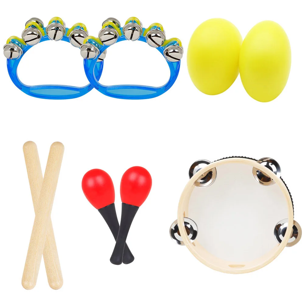 1Set Muzikale Kleine Instrumenten Creatieve Vroegschoolse Muziek Onderwijs voor Voorschoolse Thuis Familiefeest Kinderen Percussie