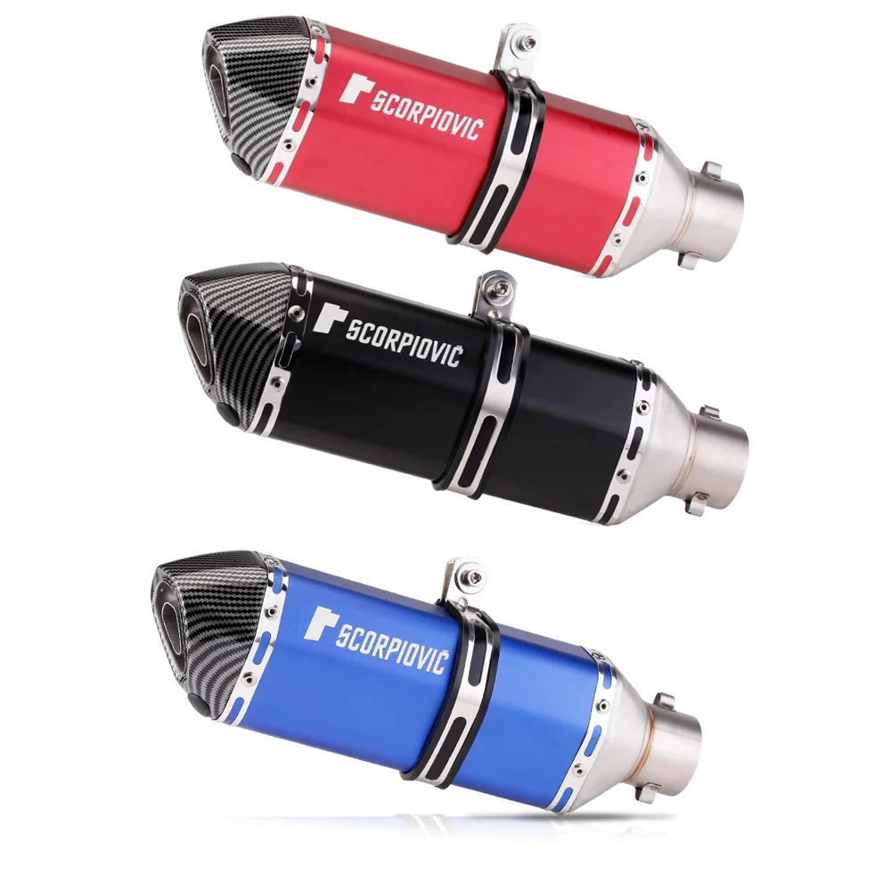 

51mm air intake universal motorcycle modified exhaust pipe suitable for FZ1 R6 R15 R3 ZX6R ZX10 Z900 1000 CBR1000 GSXR1000 650 K