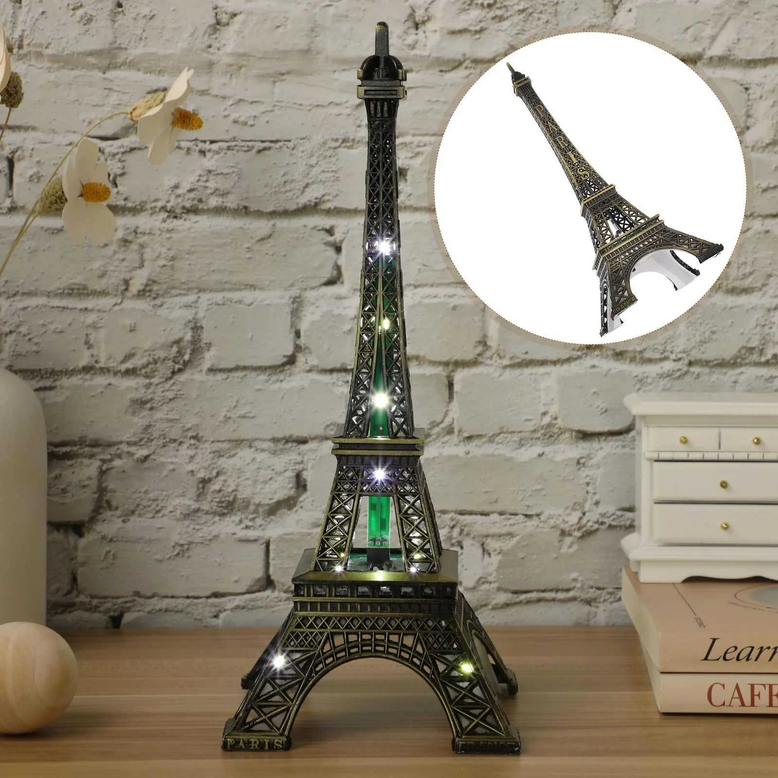 Eiffel Tower Night Light Wedding Decorations Nightlight Desk Bedroom Party Favor Plastic Child