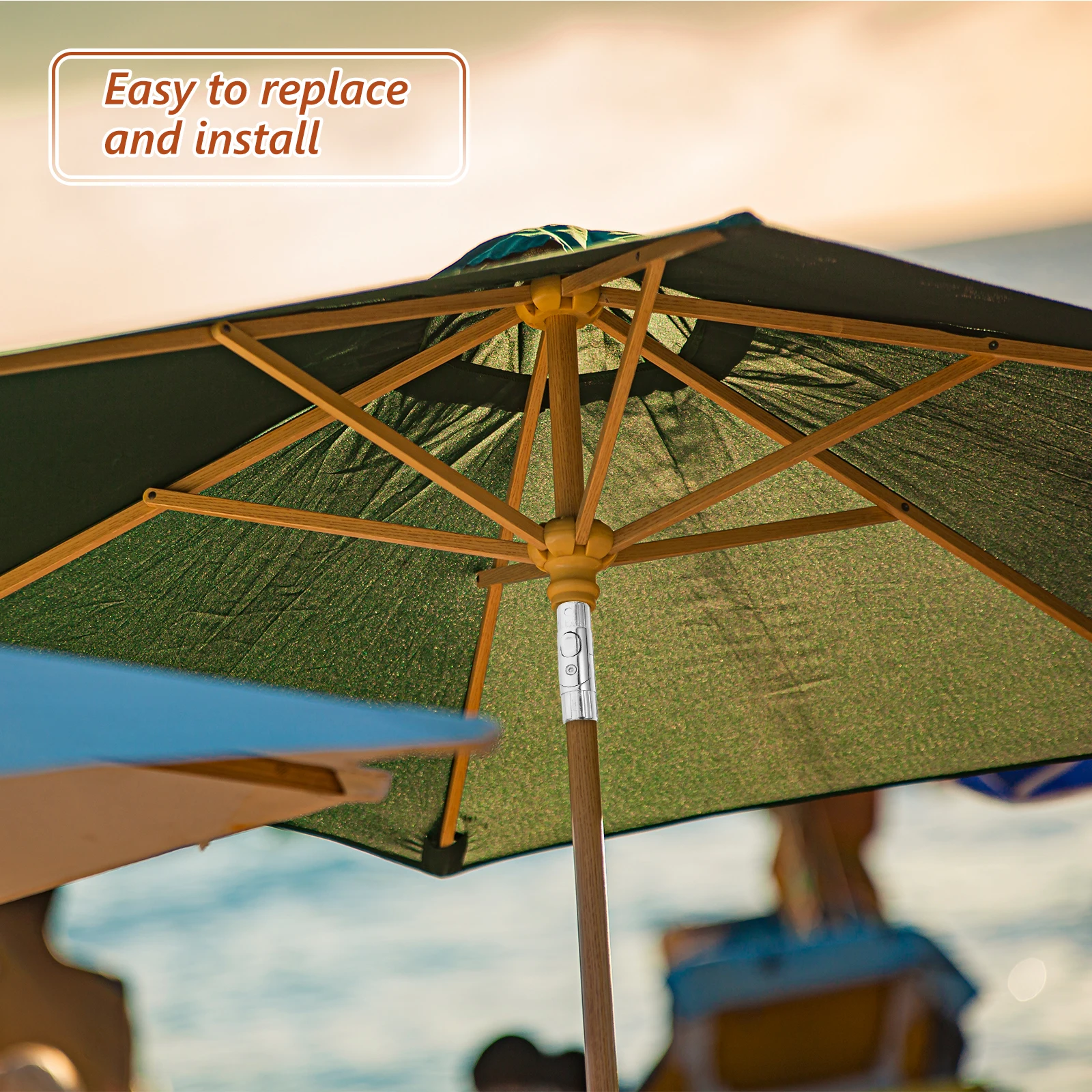 

Запасные части для зонта для патио, аксессуары для зонта, кронштейн рулевого управления, уличный алюминиевый держатель для садового навеса