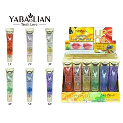 Wholesale 24pcs Fruit Flavor Lip Gloss Vitamin E Color Changing Moisturizing Lip Gloss Girls Lip Oil Kawaii Lips Care in Bulk