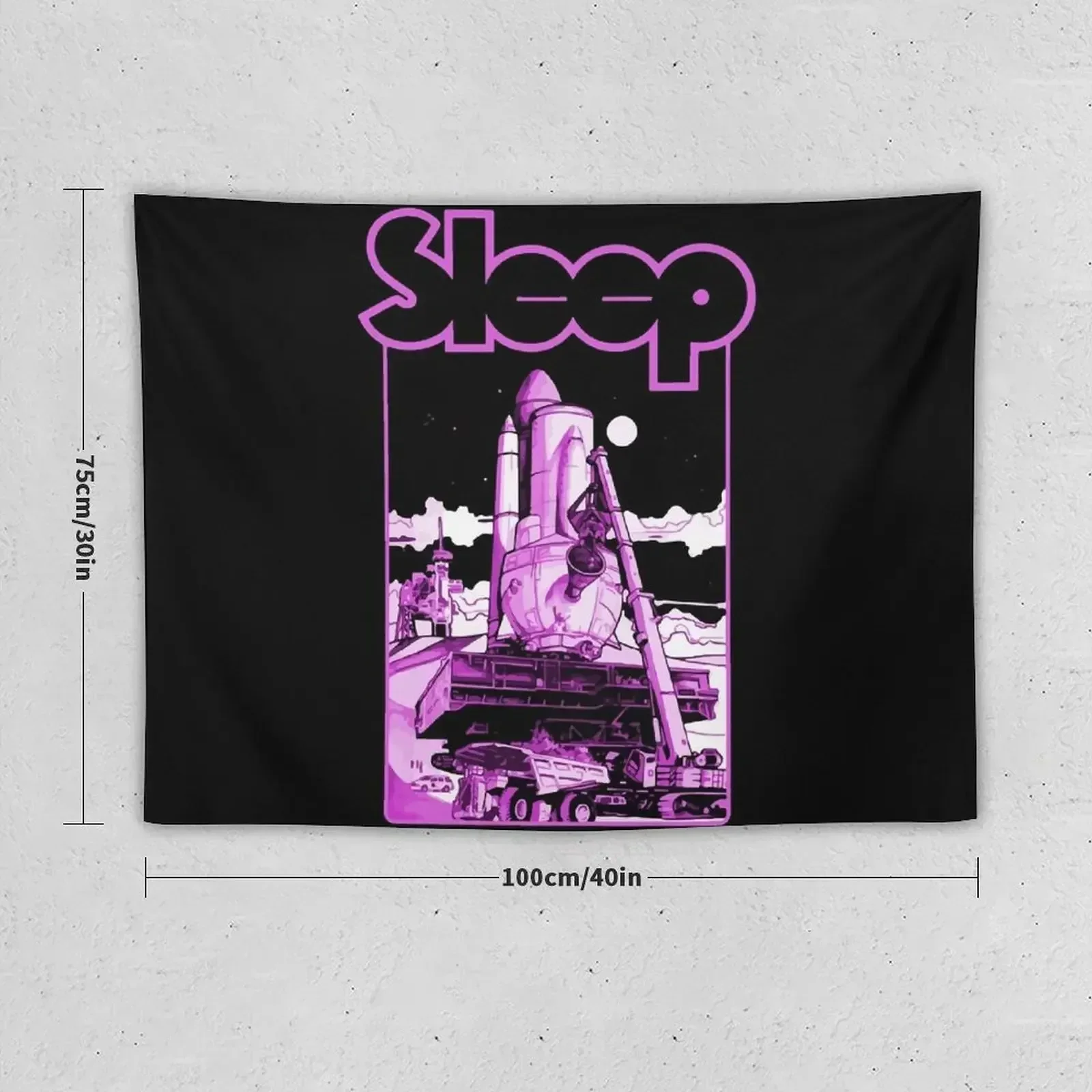 Stoner Metal Sleep Band T-Shirt Tapestry Carpet On The Wall Wall Decor Room Decorations Aesthetics Decorative Wall Tapestry