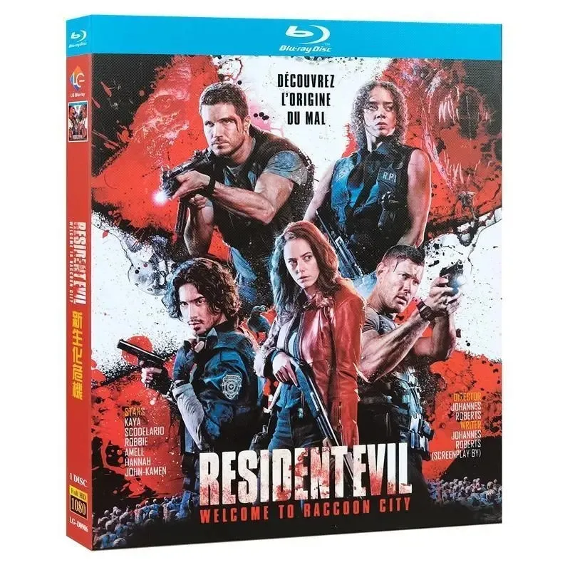 Resident Evil: Welcome to Raccoon City (2021) Blu-ray disc 1-D New Box Set Sealed
