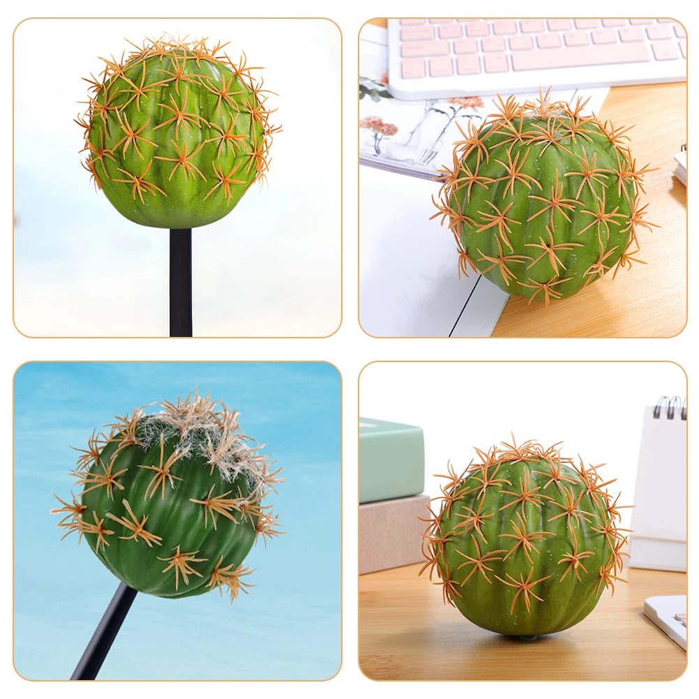 

2Pcs Car Roof Antenna Decorations Foam Cactus Accessories Fake Plant Galpada Faux Cacti Mini Succulents Unpotted Various Colors