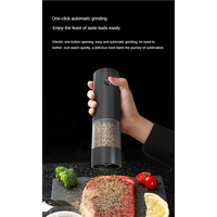 Automatic Salt Pepper Mill Grinder Set With Adjustable Coarseness, Electrically Powered