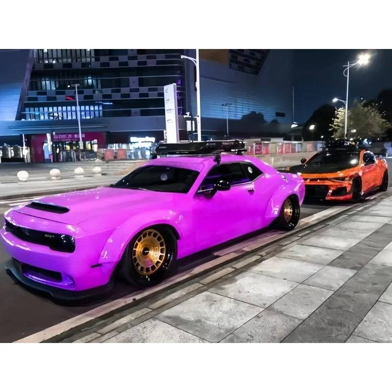 Wide‑Body Style Body Kit Side Flares Spoiler Wing Front Rear Bumper Exterior Tuning Parts Challenger view 4