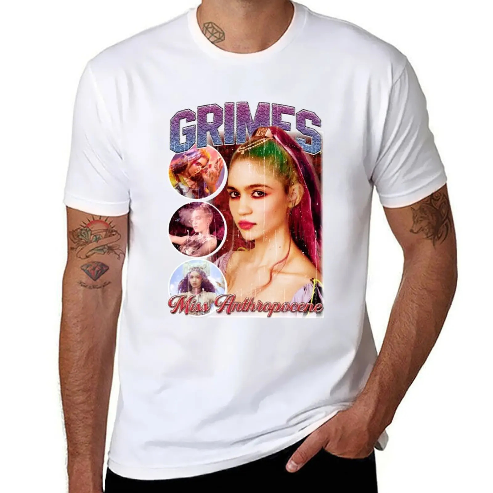 

Grimes-Vintage-90's-BOOTLEG-Style-Essential T-Shirt men t shirt cotton 100% t shirt personalised man t shirt luxury T-Shirt