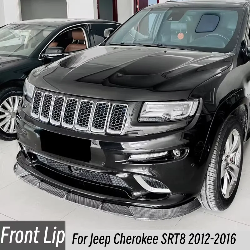 Für Jeep Cherokee SRT8 2012-2016 3 teile/satz ABS Kunststoff Auto Frontschürze Lippe Kinn Spoiler Bodykit Außen Tuning zubehör