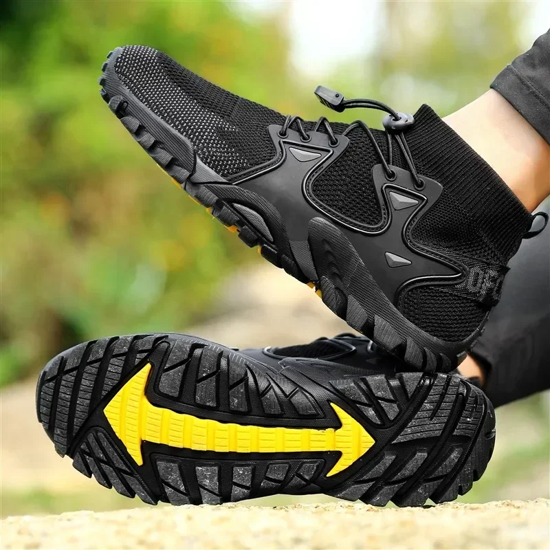 Men and Women\'s Breathable River Tracing Shoes, Outdoor Anti Slip Camping Shoes, Couple Hiking and Mountaineering Sports Shoes