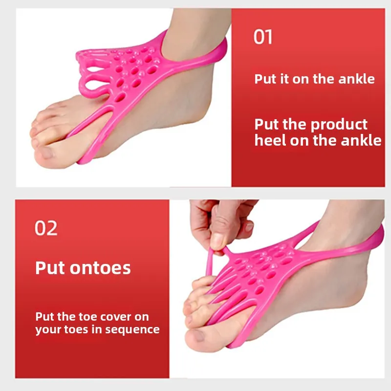 Orthèses de danse de Ballet, pouce Valgus, artefact d'entraînement de la voûte plantaire, anneau de Correction musculaire à cinq doigts, Yoga, Relaxation musculaire