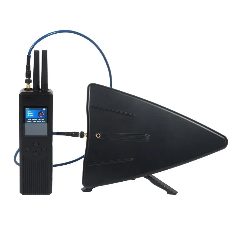 Portable drone detection equipment, positioning detector, directional lateral warning instrument