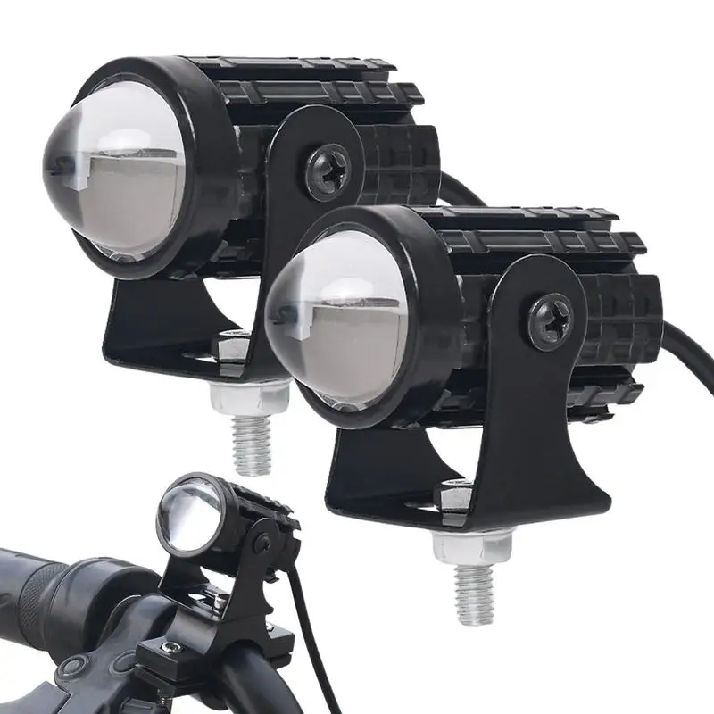 

Мотоциклетный светильник, налобный фонарь с лучом для мотоцикла, яркая водонепроницаемая лампа высокой мощности для поездок на работу, ночное увеличение видимости, темная дорога