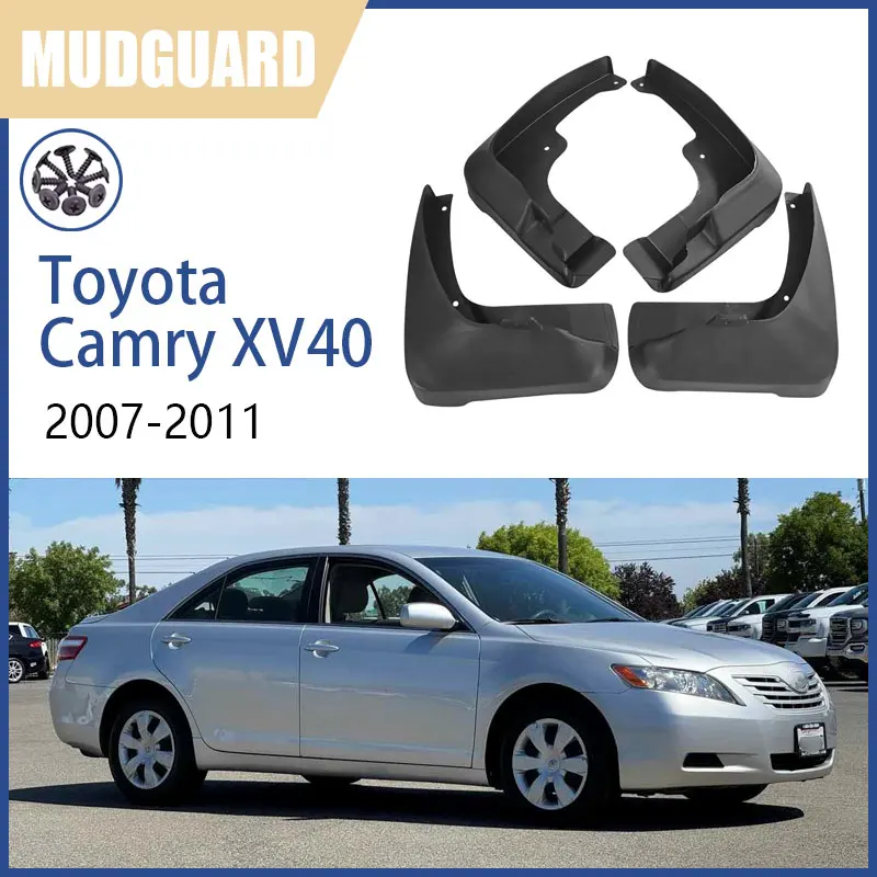 

Брызговики для Toyota Camry 2007-2011 2010 2009 2008 XV40, крыло переднего и заднего колеса, брызговик, аксессуар