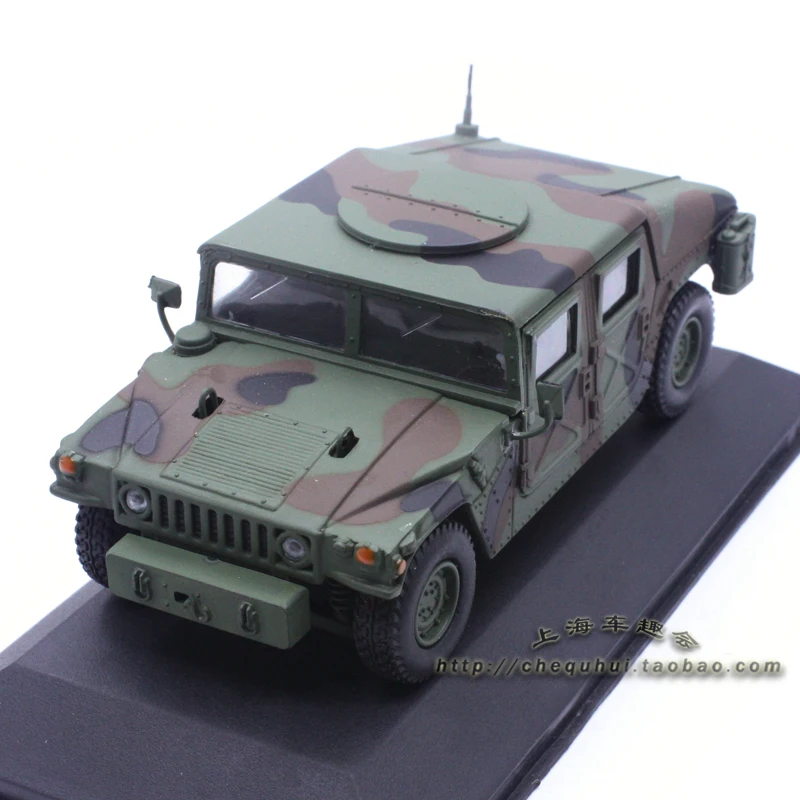 Diecast Sun Star 1:43 Scale Military Combat Vehicle Hummer Jeep Alloy Car Model Collectible Toy Gift Souvenir Display Ornament