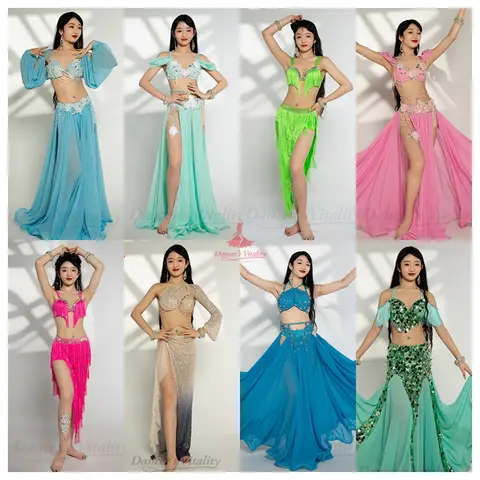 Clearance Sale:Belly Dance Performance Costume Women High-end Luxury Competition Clothing Oriental Dancing Clothes Special Rates