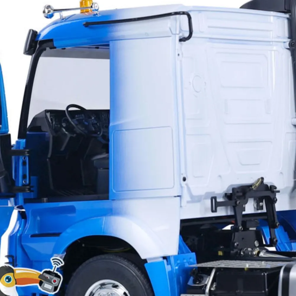 

DIY RTR 1/14 LESU Metal Chassis 6x6 RC Tractor Truck Wireless Control Car Model FlySky I6S Sounds Lights 2-Speed Gearbox Cars