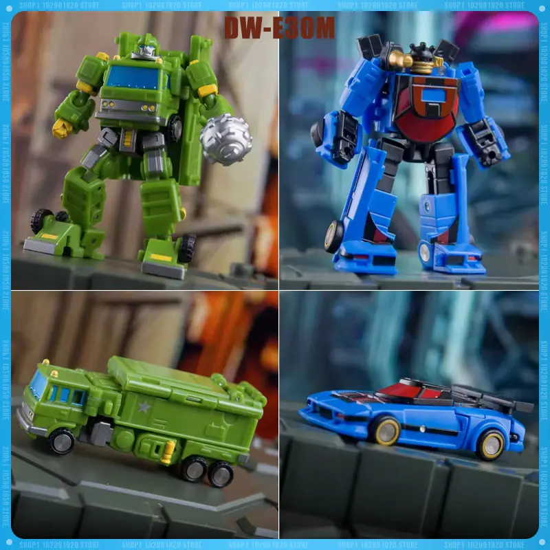 Original Dr.Wu Transformation Toy Dw-E30m&Dw-E33 Iron Jack&Hammer Small Scale Set Action Figure Model Toy Birthday Gift