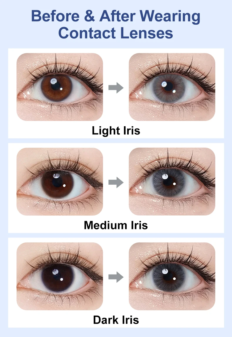 (0,00~-6,00) MAGISTER 14,0mm Kleindurchmesser-Kontaktlinsen mit Dioptrien Farbige Kontaktlinsen für Augen-Make-up 6 Monate – Detail 7