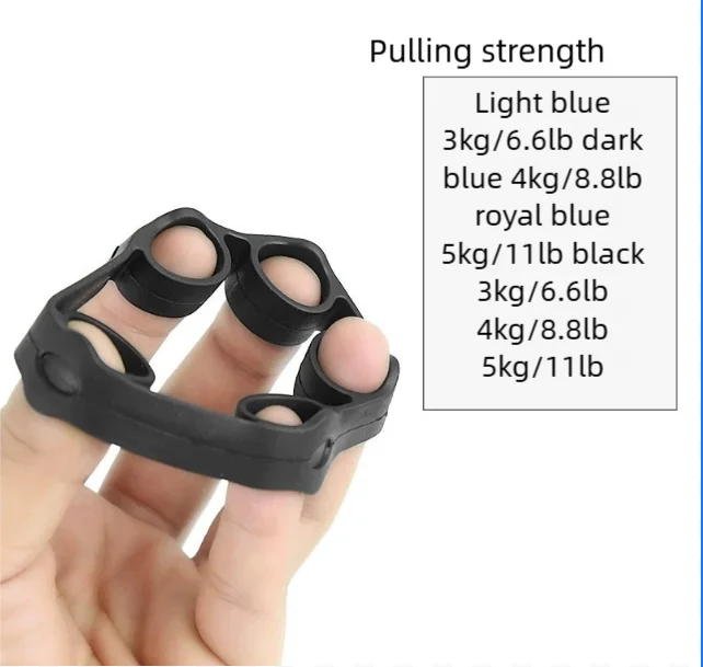 Silicone Five-Finger Training Hand Expanders Exerciser Wrist Stretcher Finger Gripper Expander Strength Rehabilitation Tensioner