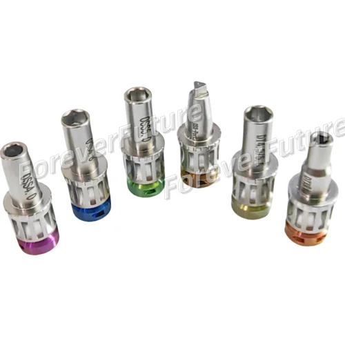 Llave dinamométrica multiunidad recta Dental, localizador de controlador de perilla de trinquete, puerto Dentium