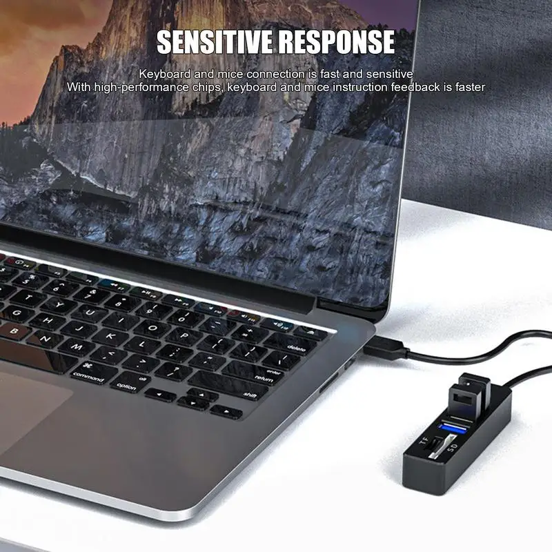 USB Multiport Adapter Portable High-Speed Laptop USB Port Expander Computers & Accessories Direct Docking Station For Camera