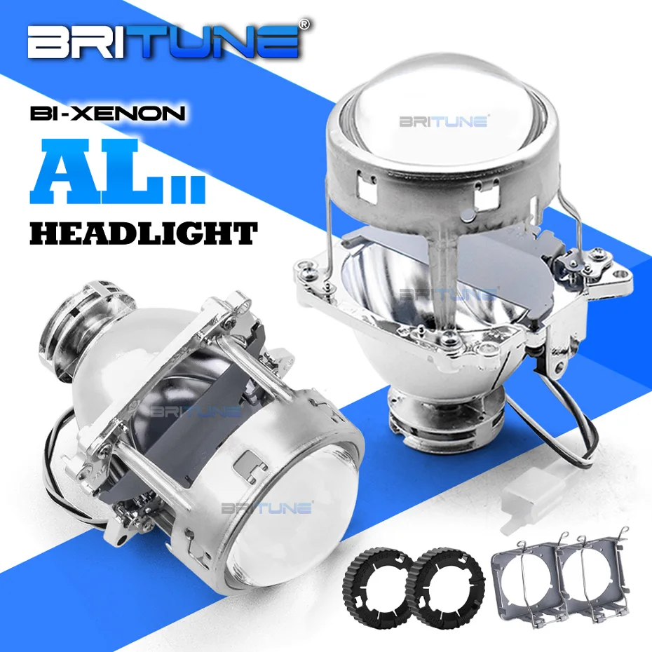 Bi-Xenon HID Projector Headlight Lens AL D2S For BMW E46 E90 E92 E83/Audi A3 A4/Benz W203 W220 MK5/Peugeot Accessories Retrofit