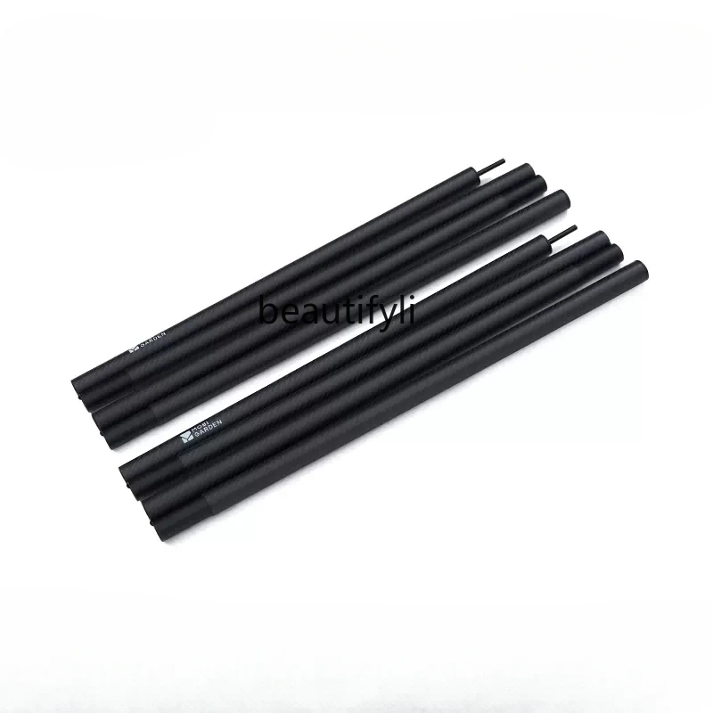 Outdoor Tent Fixture and Fitting Front Hall Canopy Support Rod Four Sections Sketch Rope Carbon Fiber Rod 240